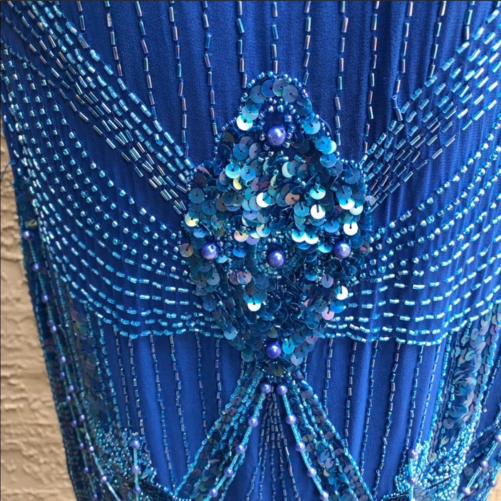 🥶Vintage Beaded & Sequin Lillie Rubin Dress (S) - Picture 7 of 16